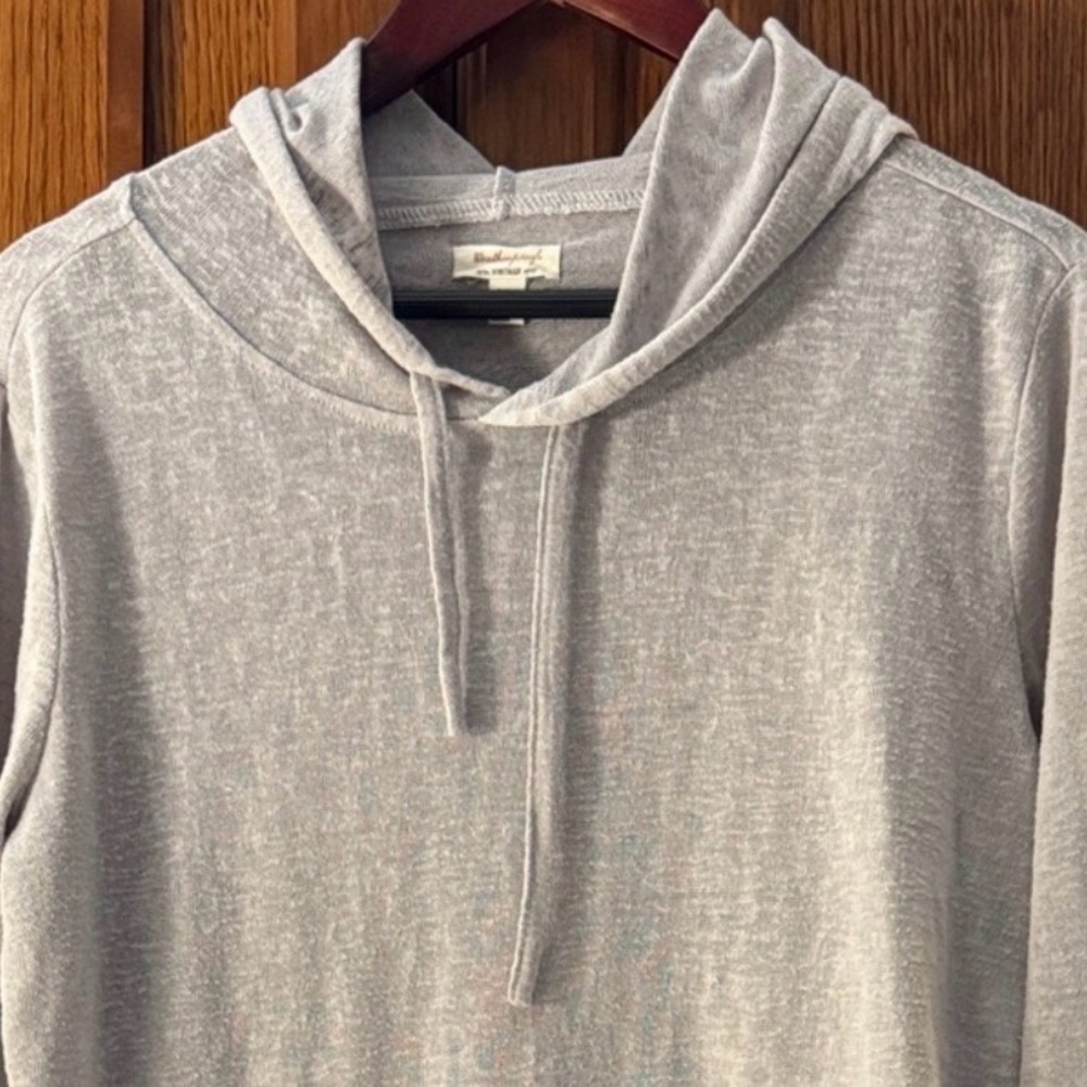 Original Weatherproof Vintage Slub Hoodie Lightweight Relaxed Pullover Basics - Picture 2 of 6
